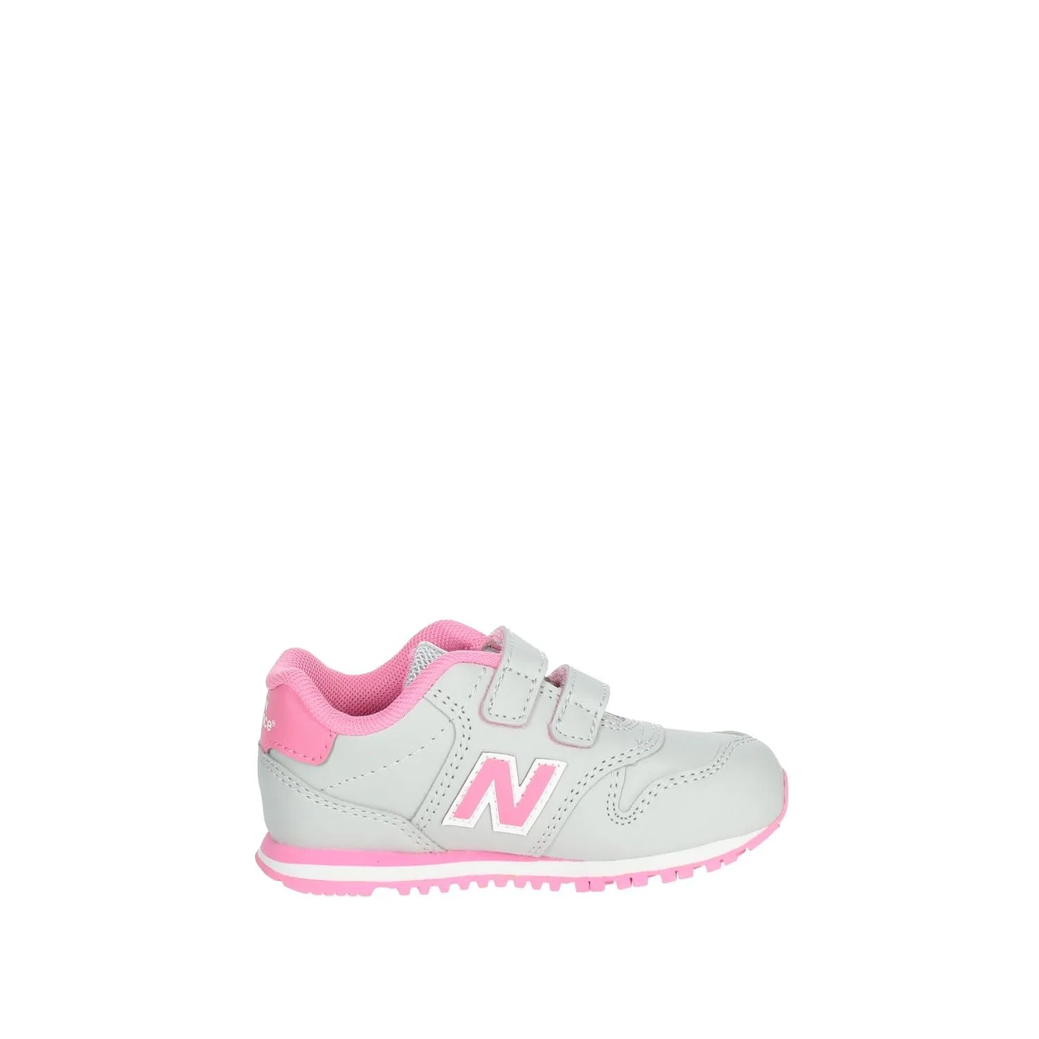 Детские кроссовки для девочек на липучке 500 Hook & Loop New Balance, Grey — фото 4