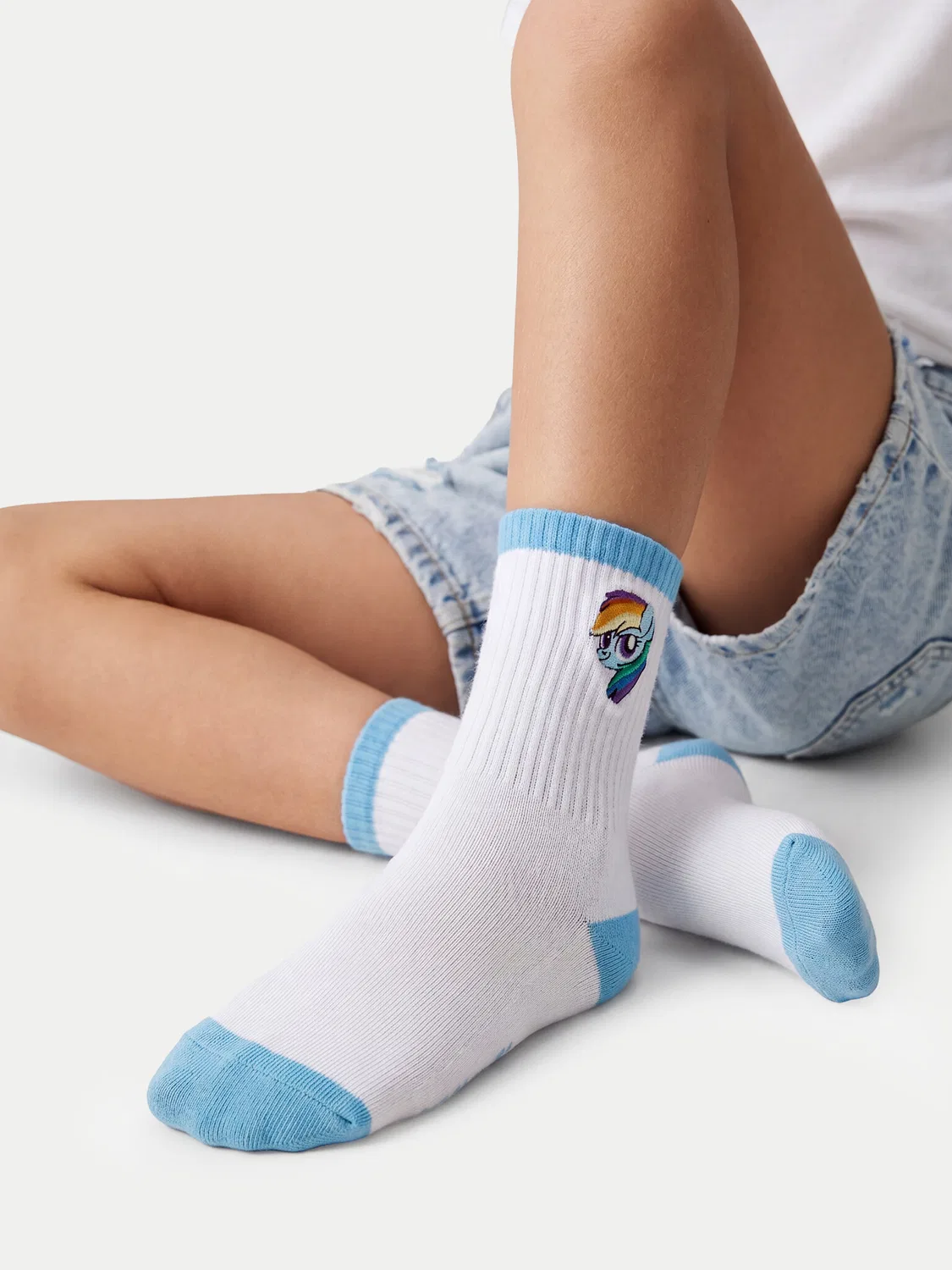 Длинные носки для девочки My Little Pony, белый — фото 2