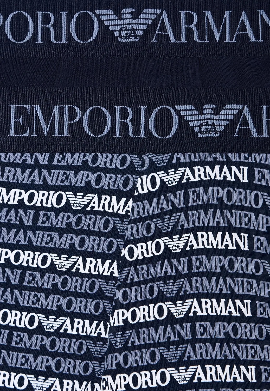 Боксеры темно-синие Emporio Armani, темно-синий — фото 4