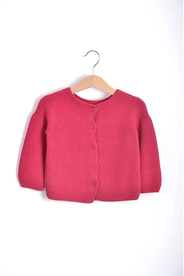 Детский кардиган с длинным рукавом Minora, Fuchsia