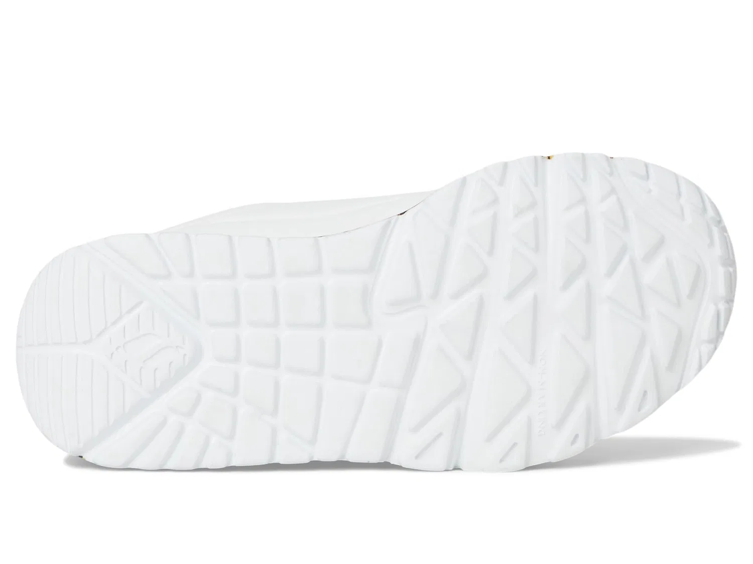 Детские кроссовки для девочек с принтом Uno Lite Subtle Love Skechers, White Synthetic Multi Trim — фото 3
