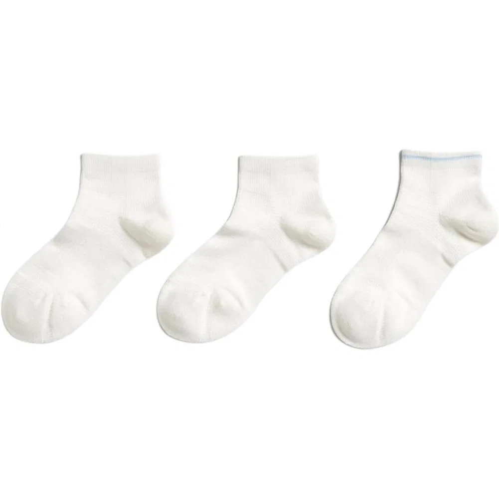 Женские носки UNIQLO, 3 пары, Ivory