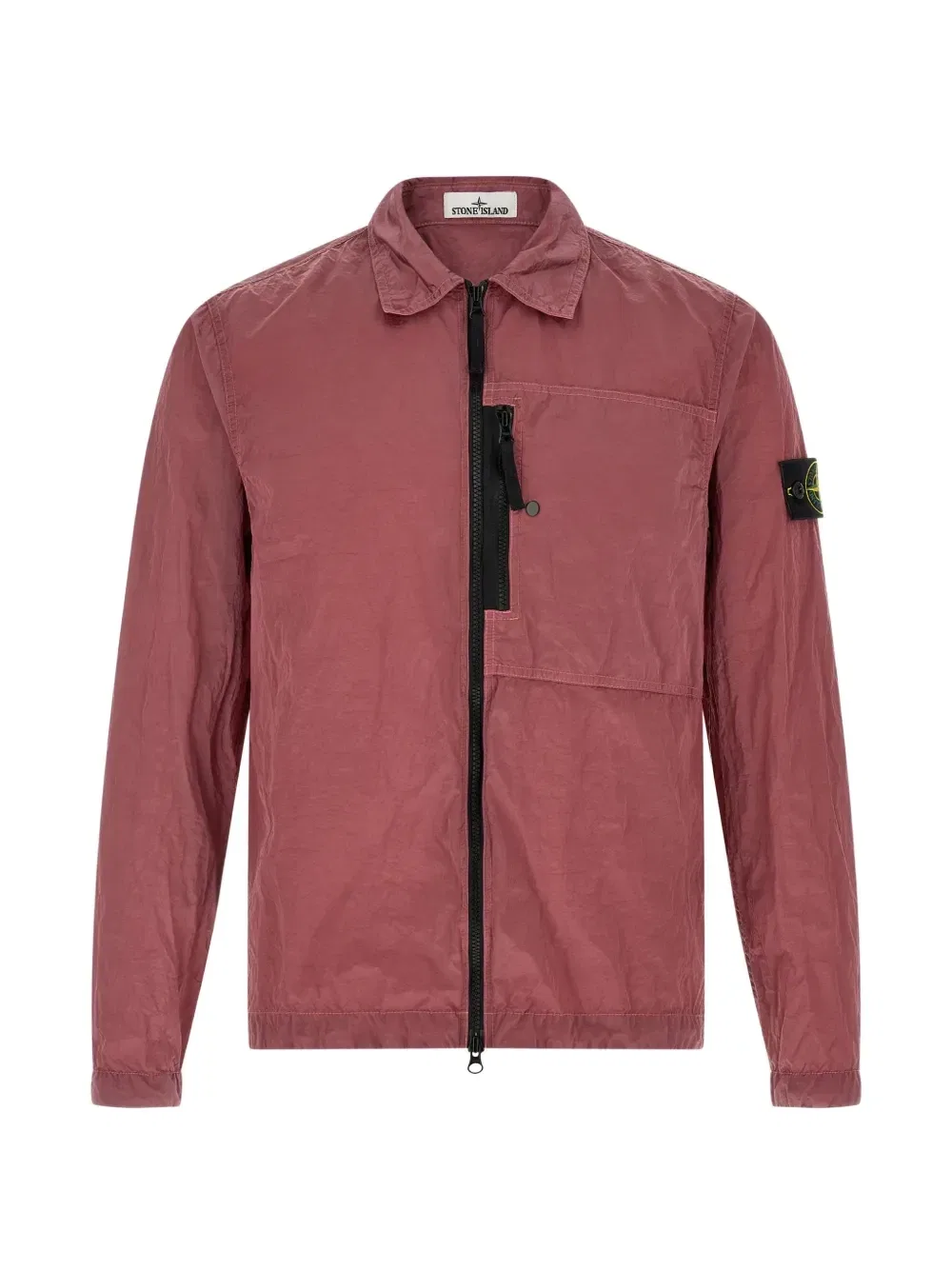 Рубашка-куртка на молнии Stone Island, розовый