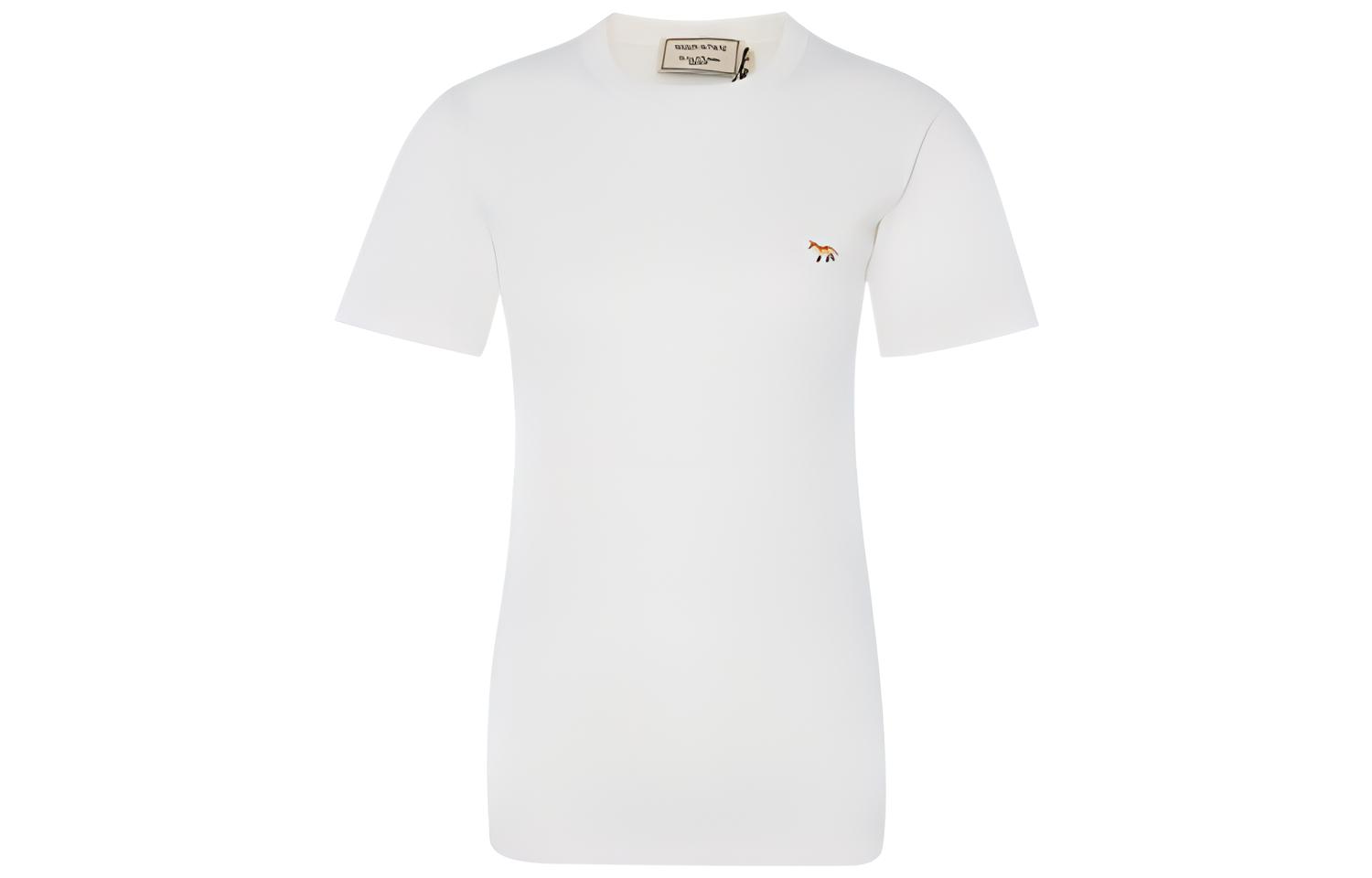 

Обычная футболка женская Maison Kitsune, белый