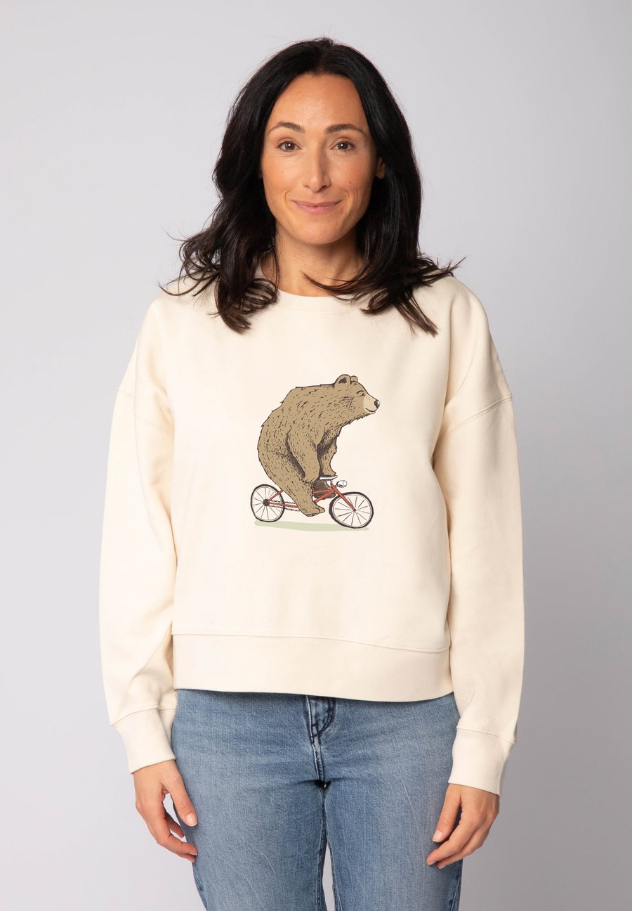 

Толстовка watapparel FAHRRADBÄR, Natural Raw/Beige