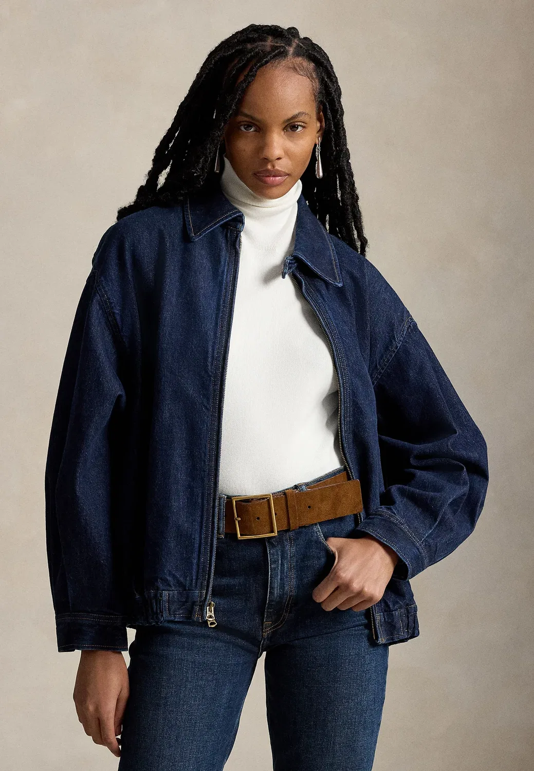 Джинсовая куртка с застежкой-молнией - джинсовая куртка Polo Ralph Lauren, Dayten Wash