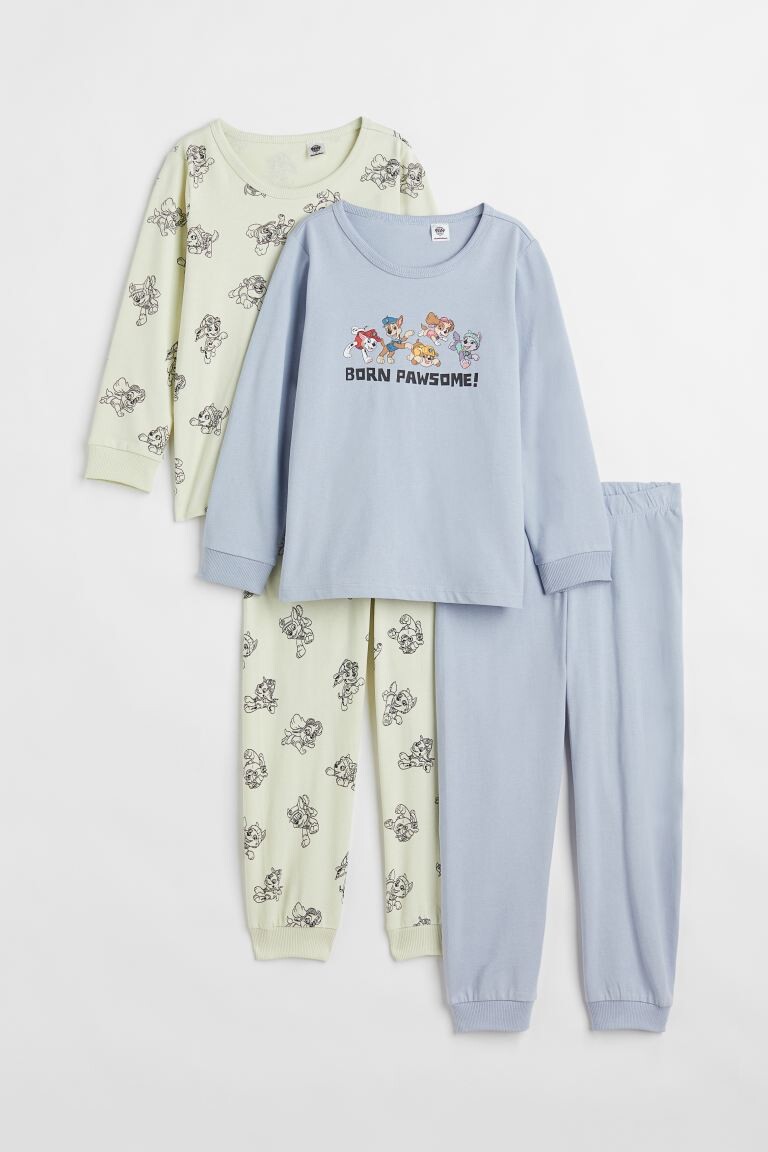 

Комплект из 2 пижам из джерси с принтом H&M, голубой/щенячий патруль, Синий, Комплект из 2 пижам из джерси с принтом H&M, голубой/щенячий патруль