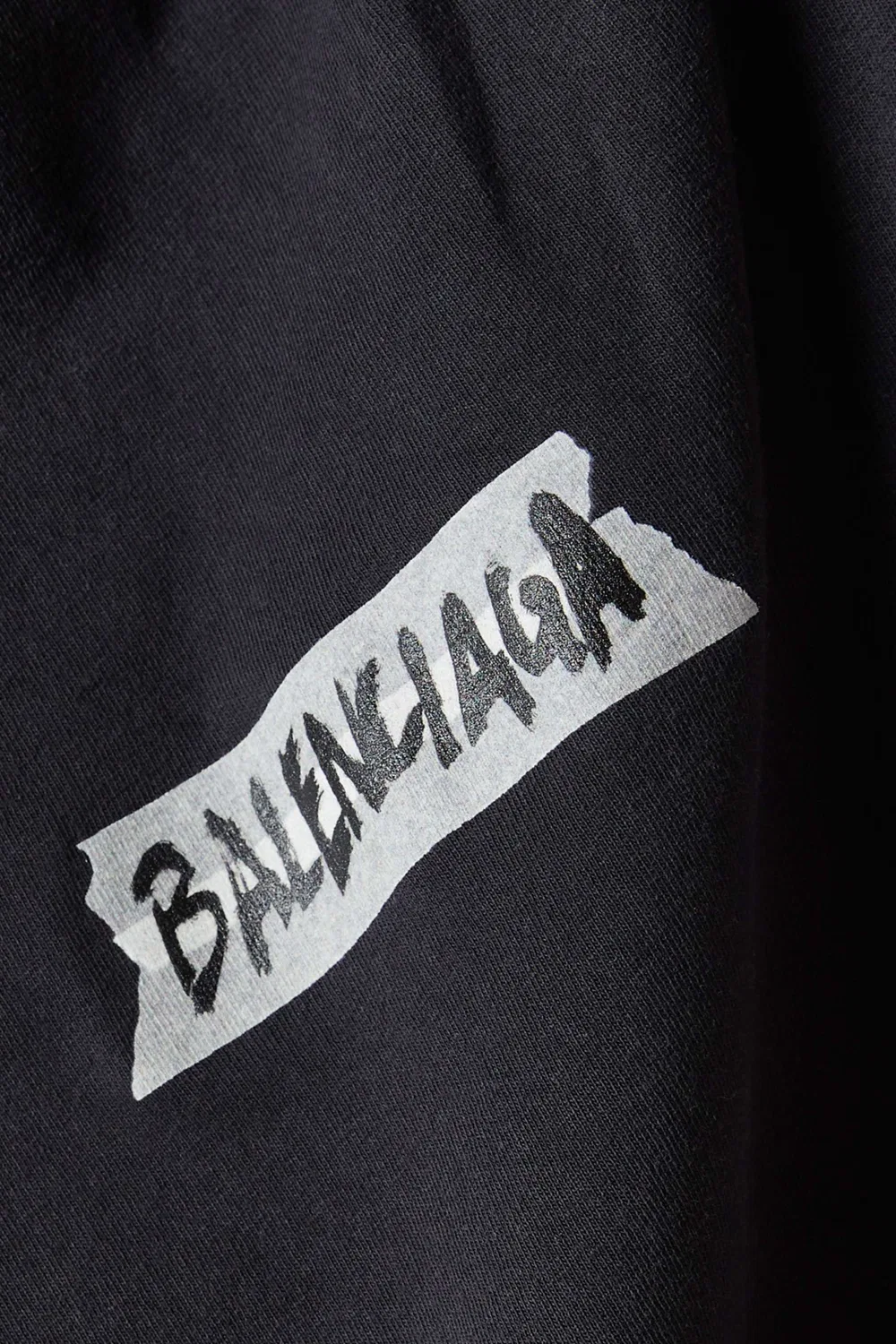 Футболка с принтом Masking Tape Balenciaga — фото 4