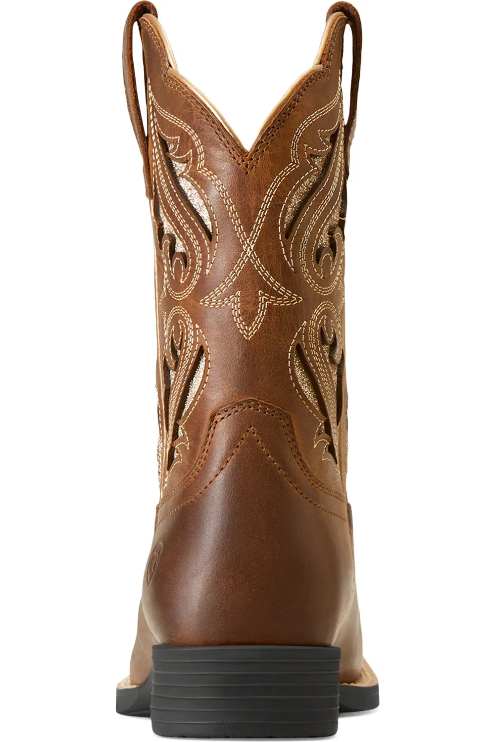 Детские вестерн-ботинки с вырезами и блестками Round Up Bliss Ariat, Sassy Brown — фото 4