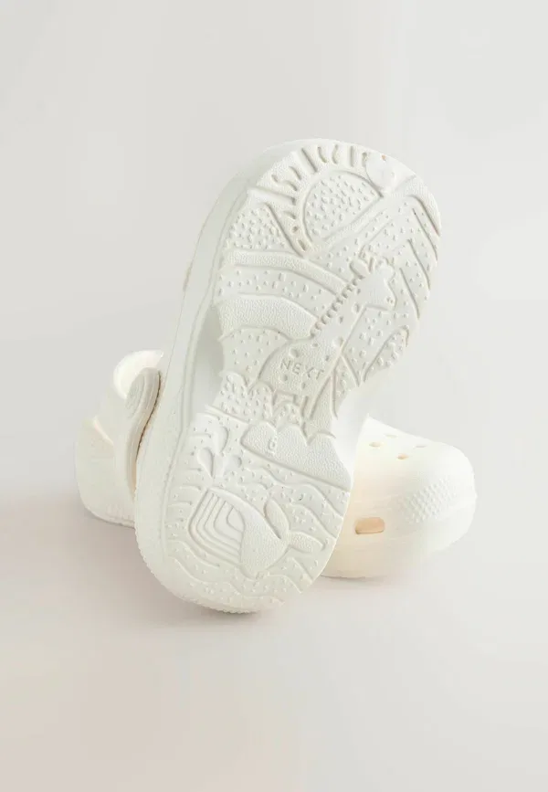 Босоножки из синтетики Clogs Next, bone, слоновая кость — фото 4