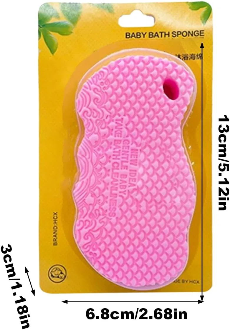 Мочалка для тела из EVA, Generic, 13x6.8x3 см, Розовый — фото 4
