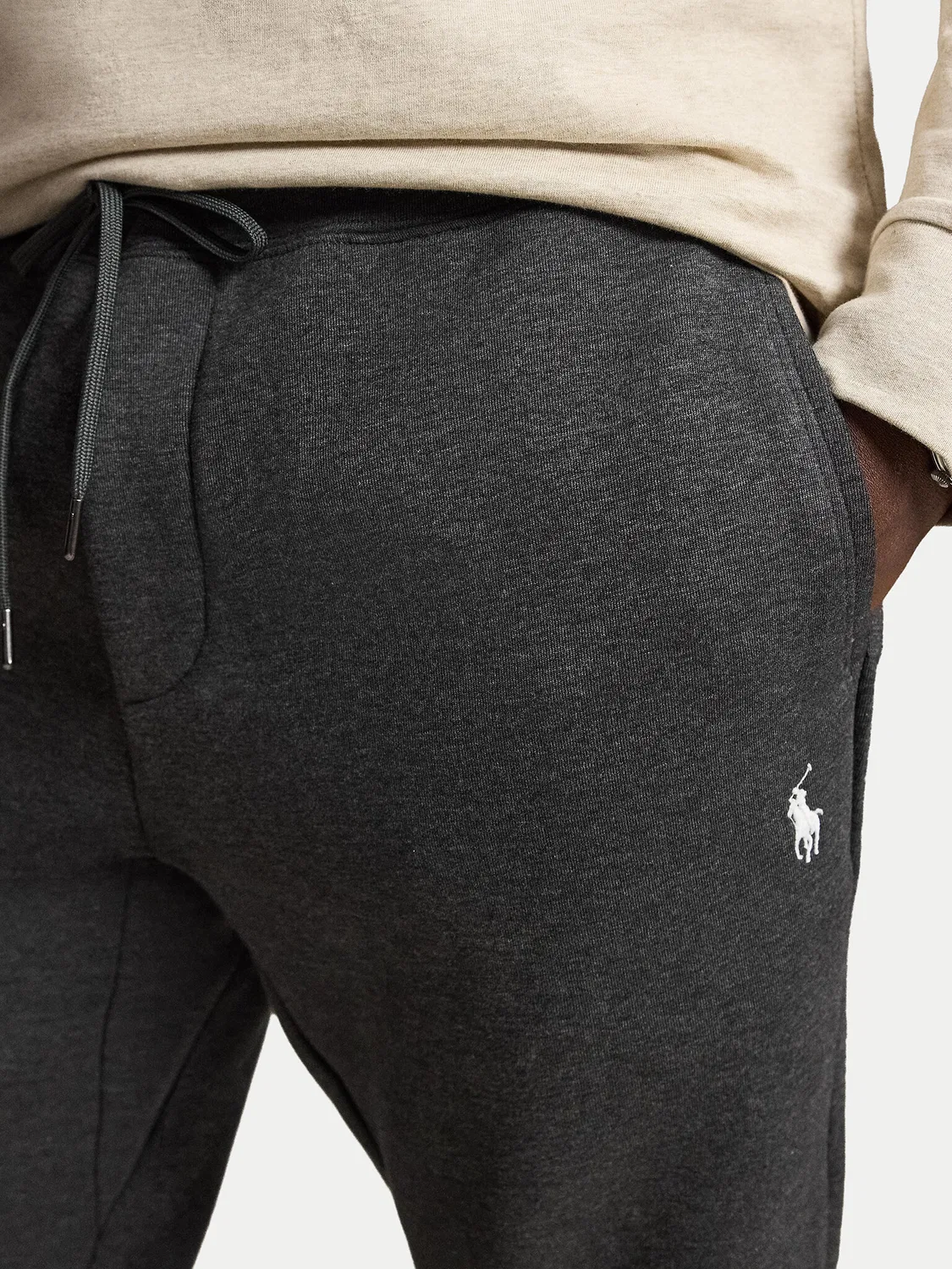 Мужские спортивные штаны стандартного кроя Polo Ralph Lauren, темно-серый — фото 4