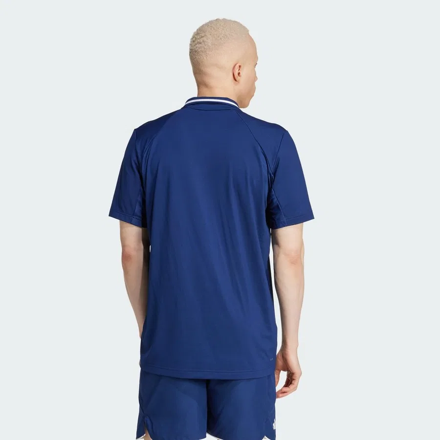 Поло из пике с длинным рукавом Club Tennis Climacool Performance JF8425 adidas, Темно-синий — фото 2
