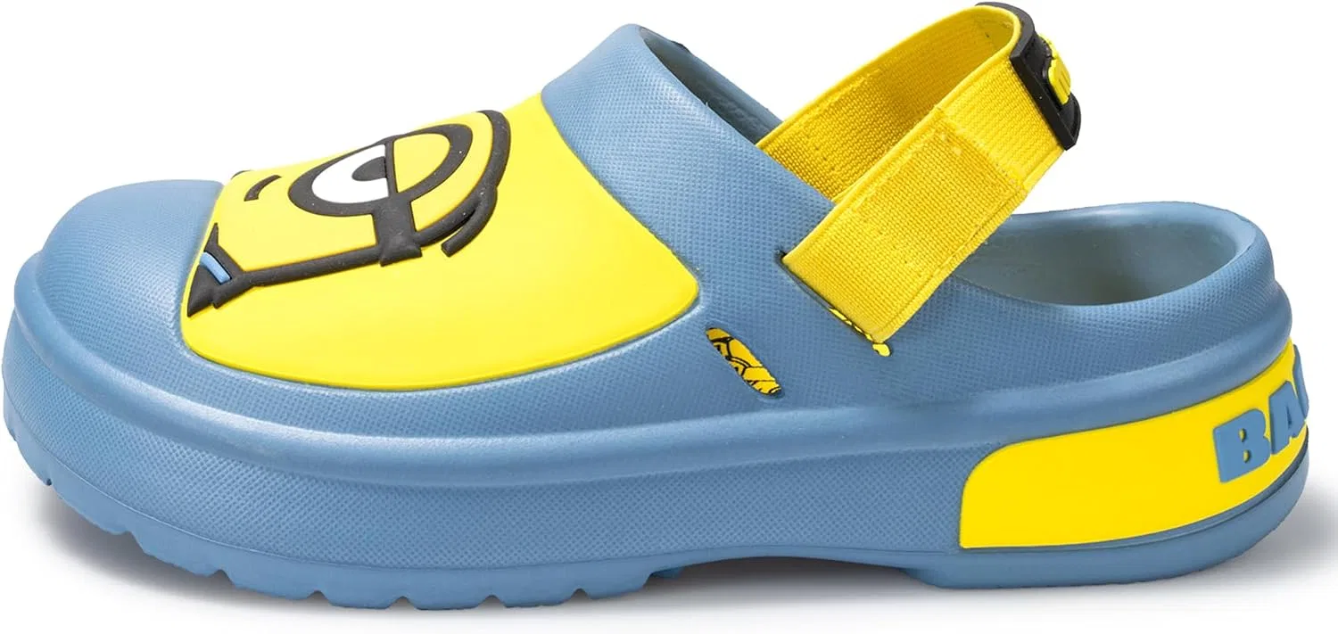 Детские клоги для мальчиков водонепроницаемые Ground Up, Blue Yellow — фото 4