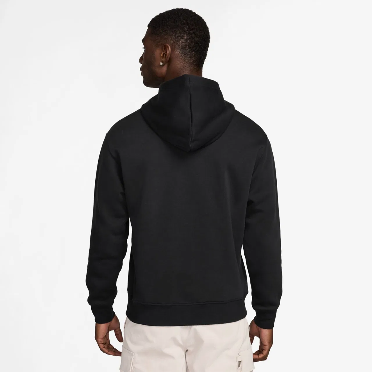 Мужская толстовка с капюшоном Brooklyn Fleece Jordan, черный/белый — фото 3
