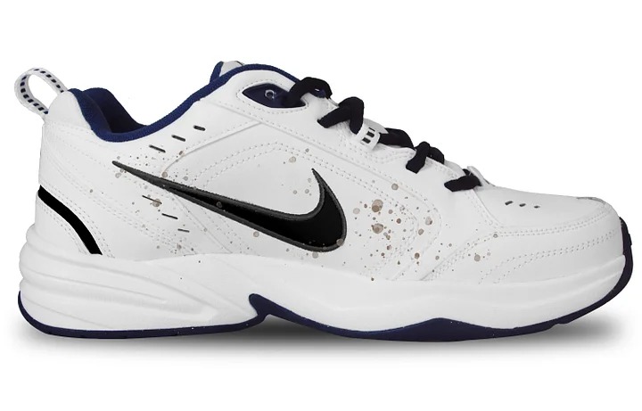 Кастомизированные кроссовки Nike Air Monarch 4 Chunky Sneakers Unisex, черный/белый — фото 2