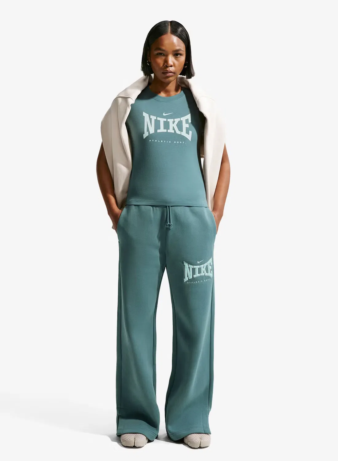 Спортивные штаны с принтом Phoenix Nike, серый