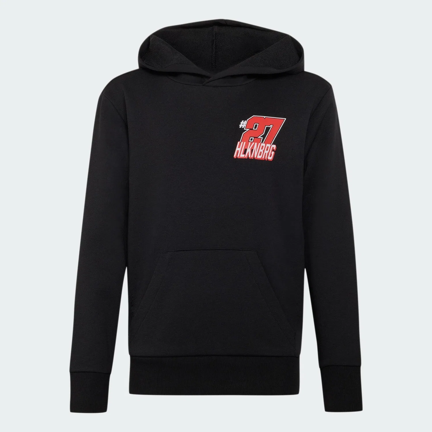 Детское худи с принтом Audi Revolut F1 Team Nico Hulkenberg Grafik II Adidas, Schwarz Rot