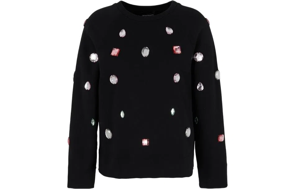 Свитшот женский SS24, Emporio Armani, Black