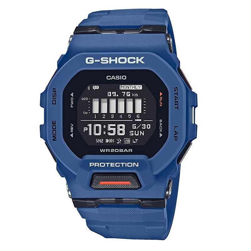 Умные часы Casio G-Shock GBD-200-2JF, синий - фото