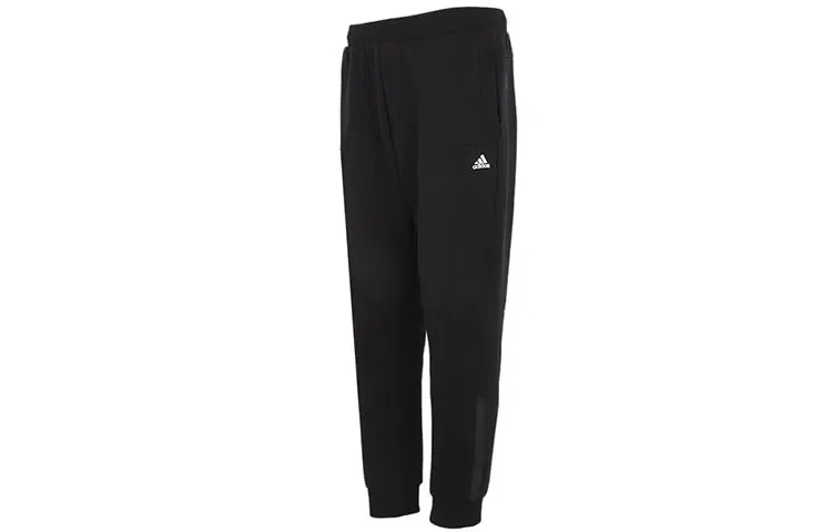 Брюки спортивные с завязками Adidas, черный — фото 2