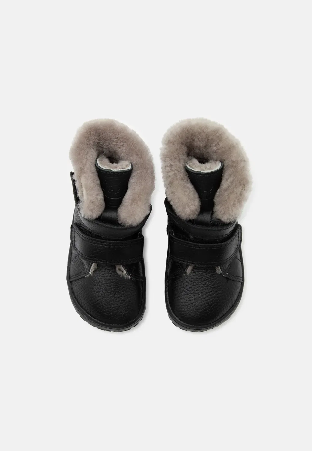 Босоножки, меховые, унисекс - зимние ботинки Froddo, Black — фото 4