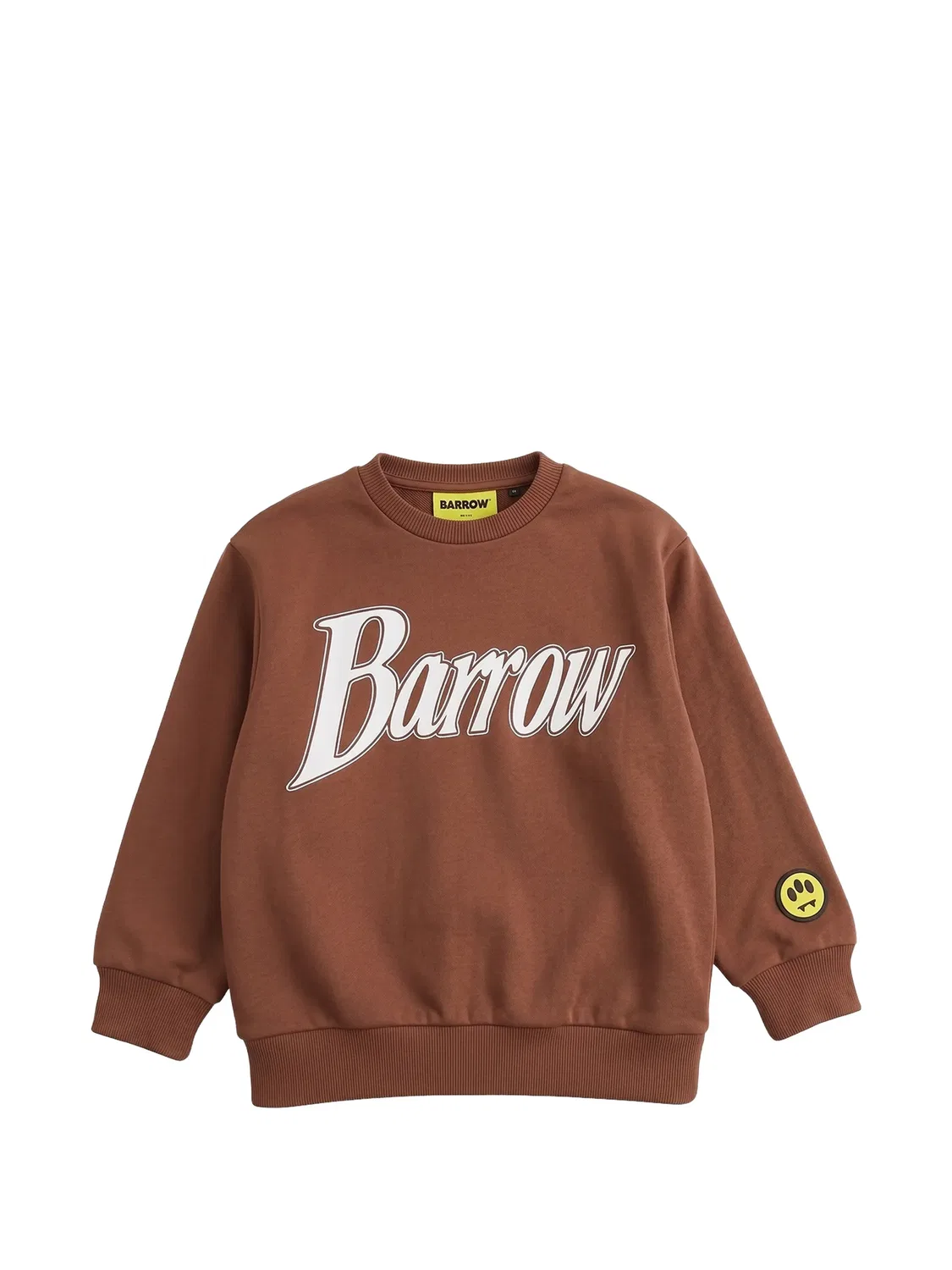 BARROW Свитшот с логотипом - коричневый