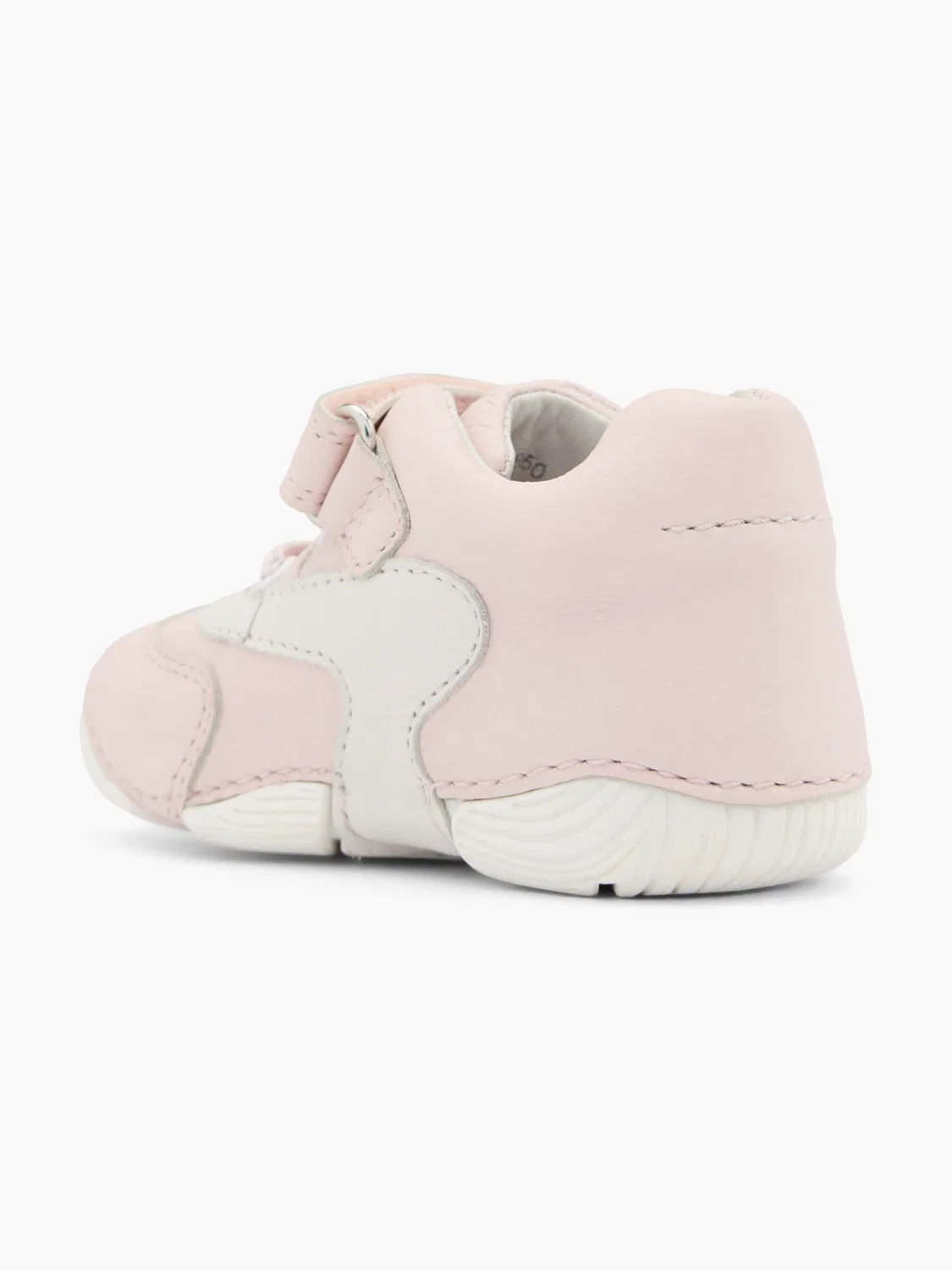 Детские кеды на шнуровке и липучке Elefanten, цвет Rose Gold — фото 3