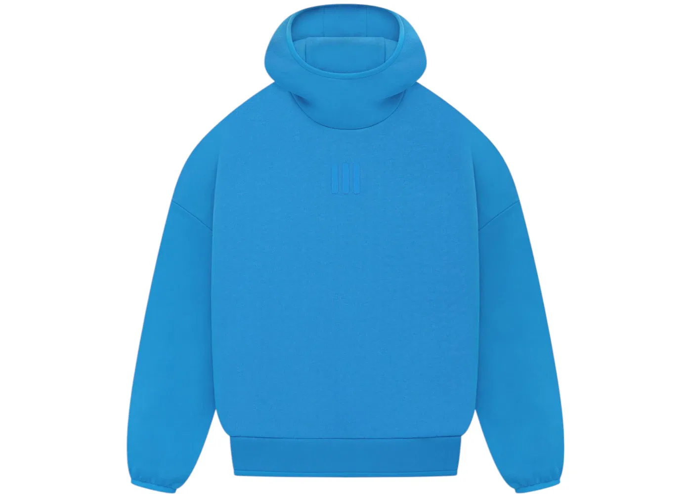 Мужской худи из тяжелого футера Fear of God Athletics Heavy Fleece Hoodie, Blue Rush
