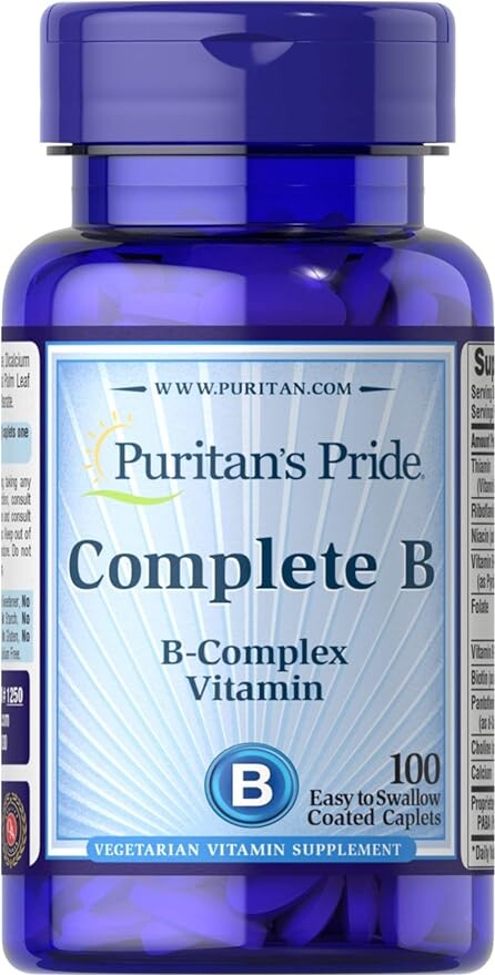 

Комплекс витаминов группы B Puritan's Pride, 100 капсул