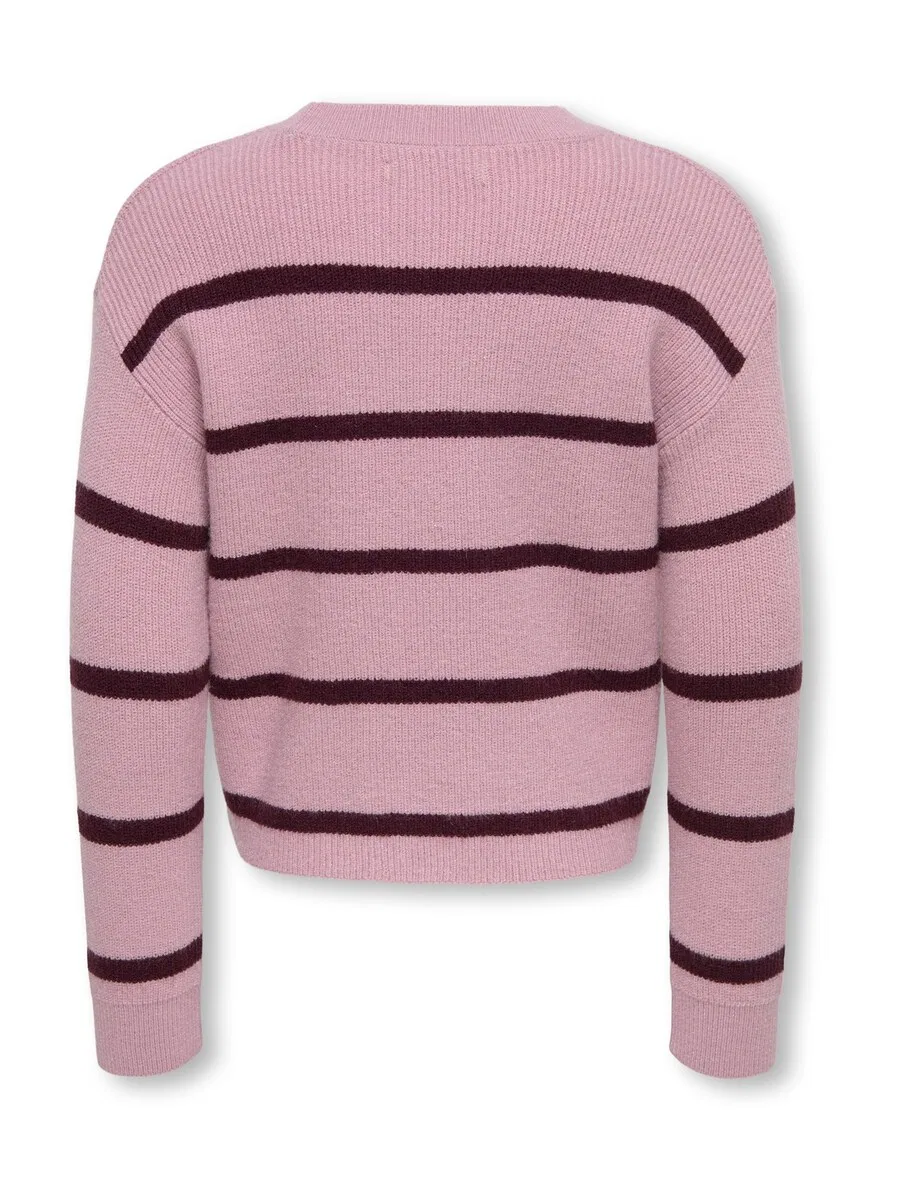 Свитер Only Mini Sweater 'KMGFRANCA' в сиреневом цвете, цвет цикламена — фото 3