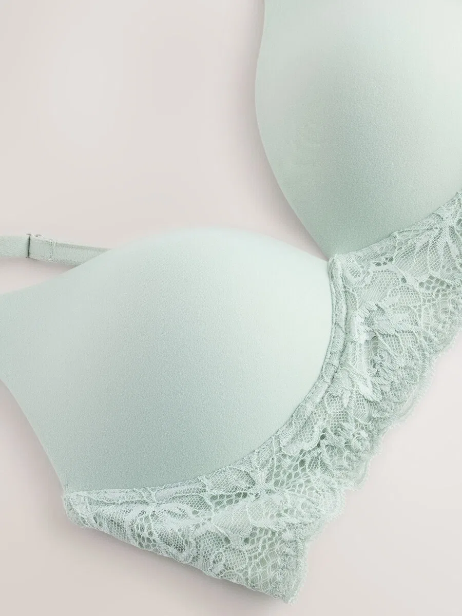 Классический бюстгальтер Next 'Forever Comfort' мятного цвета — фото 3