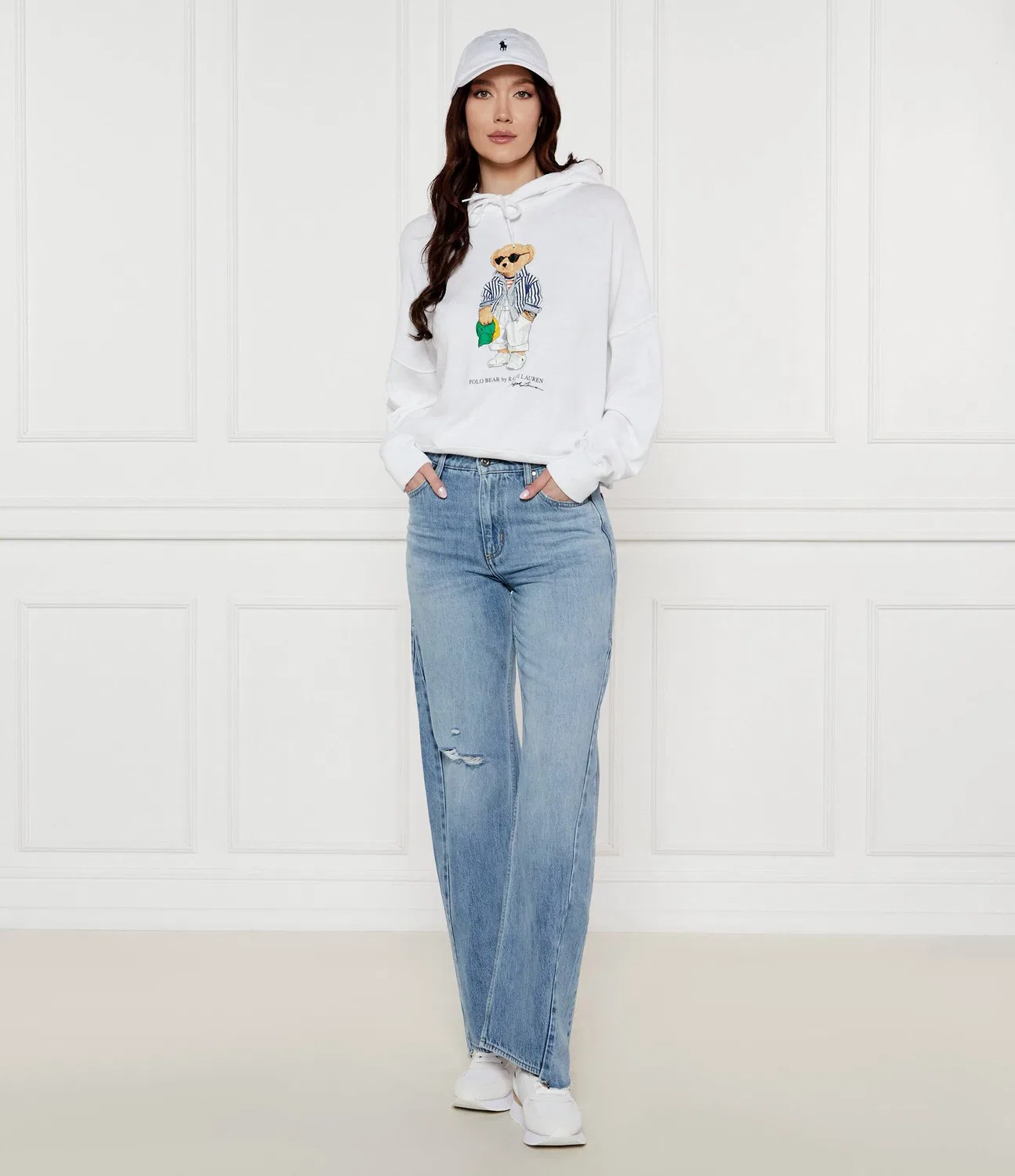 Худи Polo Ralph Lauren, белый — фото 2