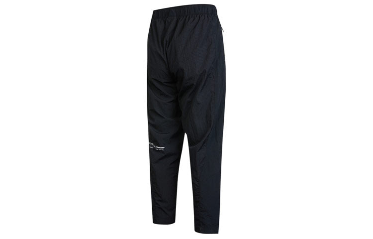 Спортивные брюки Men's Nike J 23E Woven Pant Solid Color Casual Knit Sports Pants/Trousers/Joggers Autumn Black DQ8067-010 — фото 2
