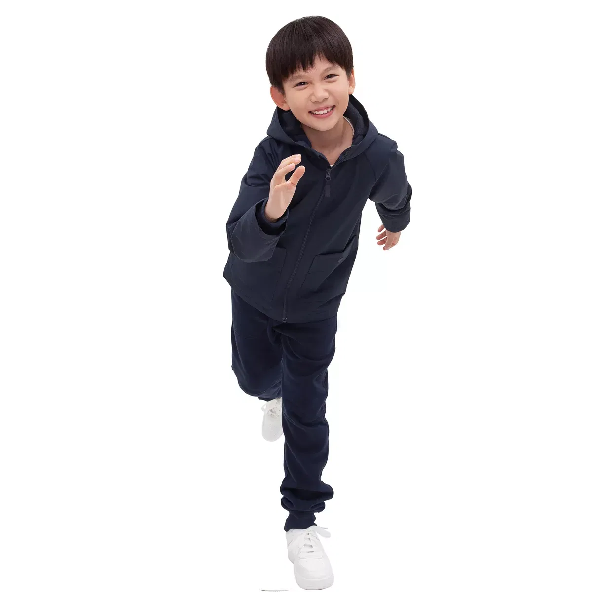 Детская куртка для мальчиков ветрозащитная Rokka&Rolla Ripstop Windbreaker Deluxe Jacket, Navy — фото 3