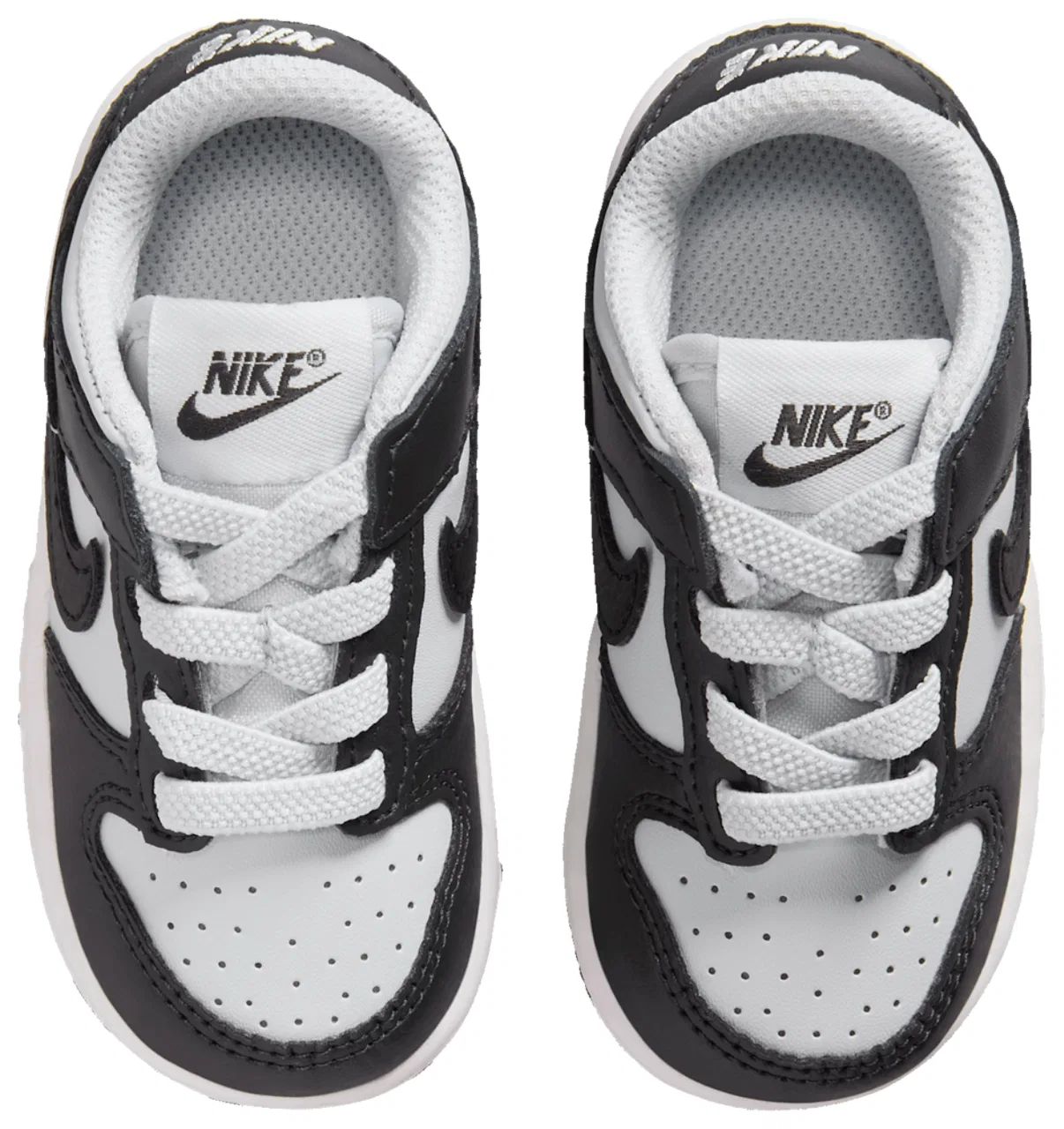 Детские кроссовки для мальчиков с ретро-дизайном Nike Dunk Low, Off Noir Black Phantom — фото 4