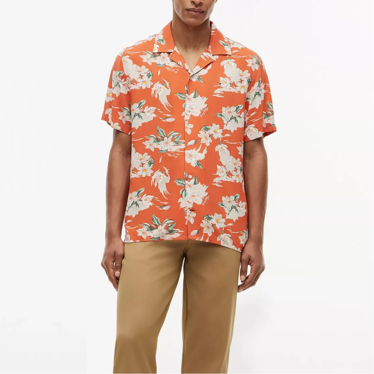 Мужская рубашка Bright Orange Tommy Hilfiger — фото 3