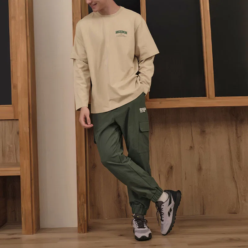 Детские карго-брюки в стиле милитари Reebok, Green — фото 3