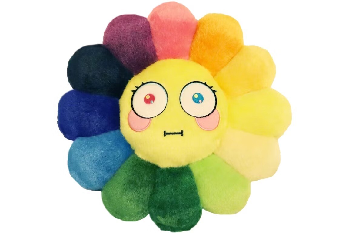 

Мягкая плюшевая фигурка Takashi Murakami Flower Emoji Plush 4, 30 см, мультиколор