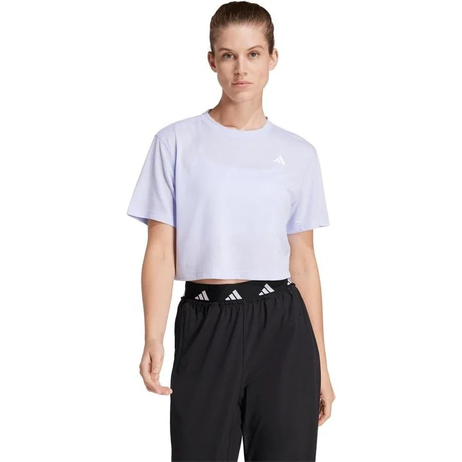 Женская футболка с длинным рукавом We Mın Tee adidas, Фиолетовый — фото 2