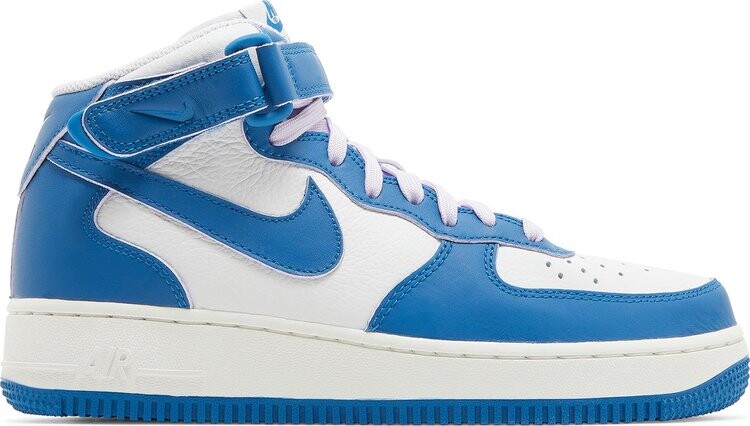 Кроссовки Nike Wmns Air Force 1 '07 Mid 'Military Blue Doll', белый