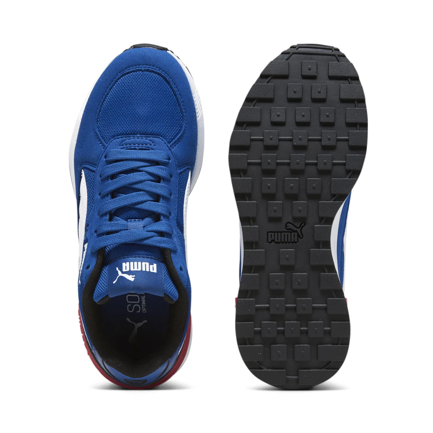 Детские кроссовки для мальчиков с текстурным верхом Graviton PUMA, Clyde Royal White Black — фото 4
