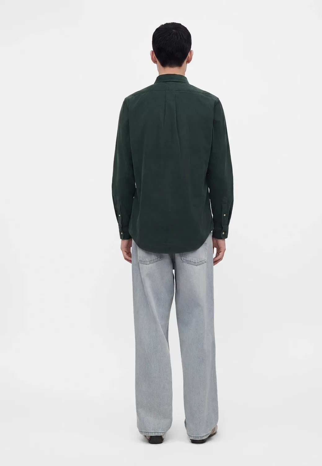 Рубашка из вельвета, сшитая на заказ Polo Ralph Lauren, Moss Agate — фото 3
