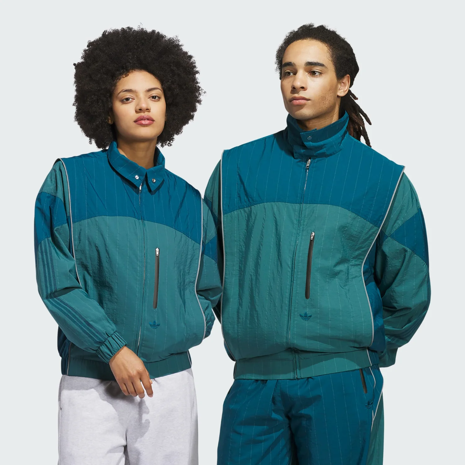 Куртка Adidas Originals Venice Wind Unisex, темно-бирюзовый — фото 3
