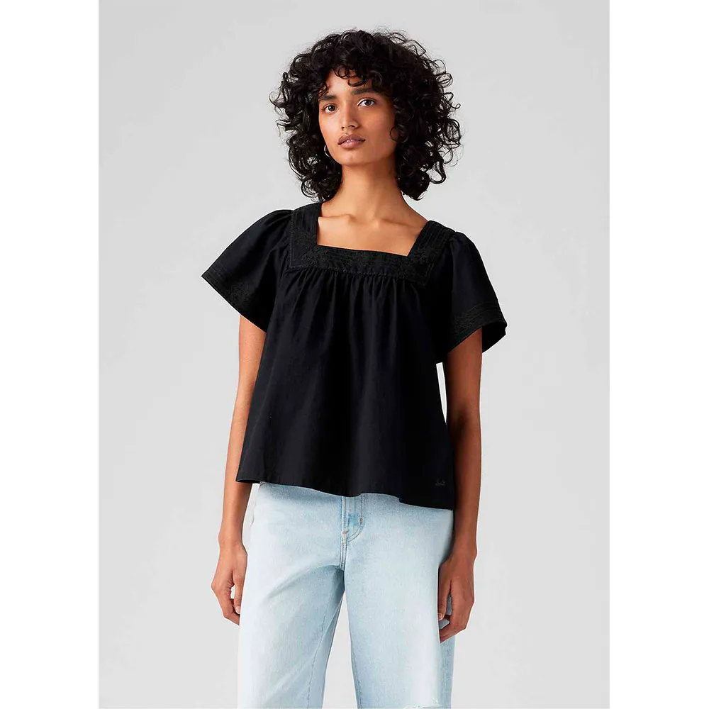 

Блузка с коротким рукавом Levi's Ambre Babydoll, черный