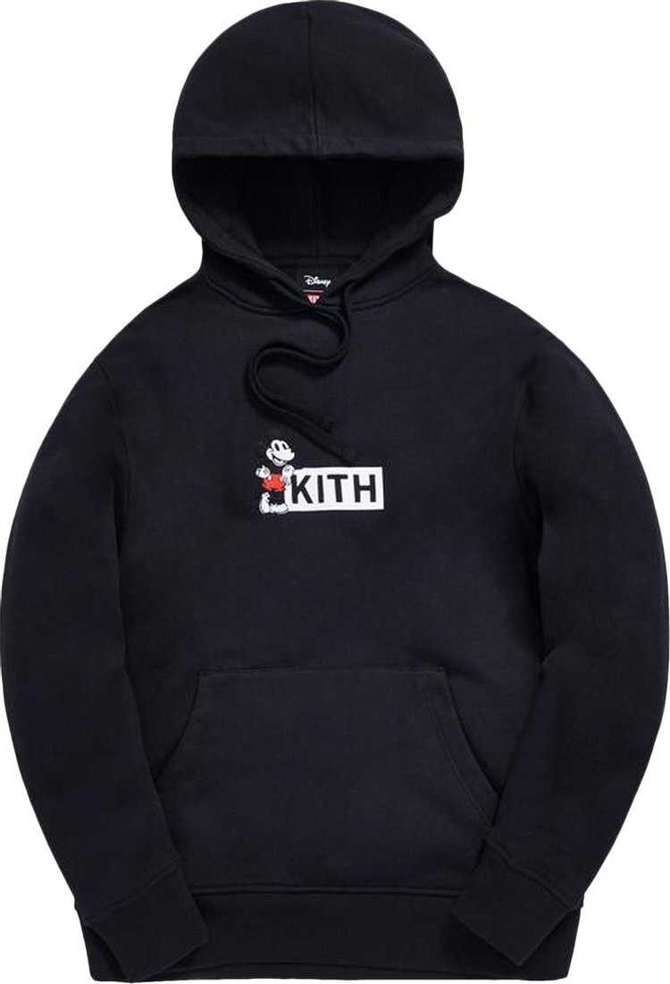 

Худи Kith x Disney 20s Mickey Classic Logo Hoodie 'Black', черный
