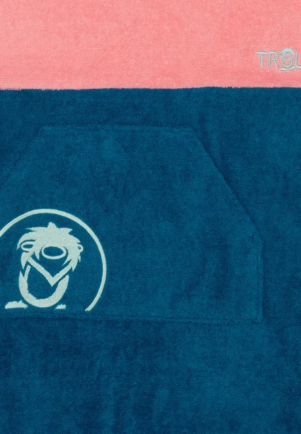 Пончо для переодевания Kvalvika surf poncho Trollkids, Peony rose — фото 3