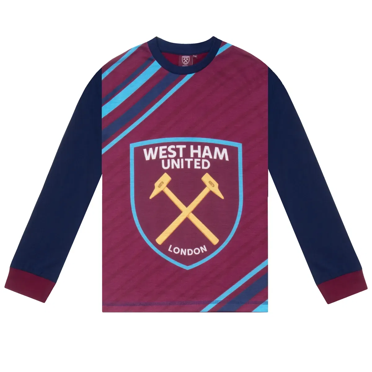 Детские пижамы с длинным рукавом West Ham United Fc, Navy — фото 2