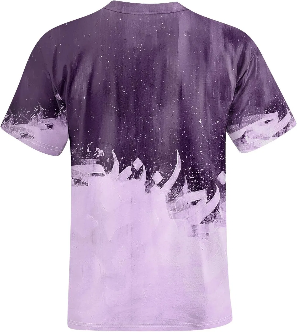 Мужская футболка с градиентом Graphic Crewneck Tshirt, Purple — фото 4