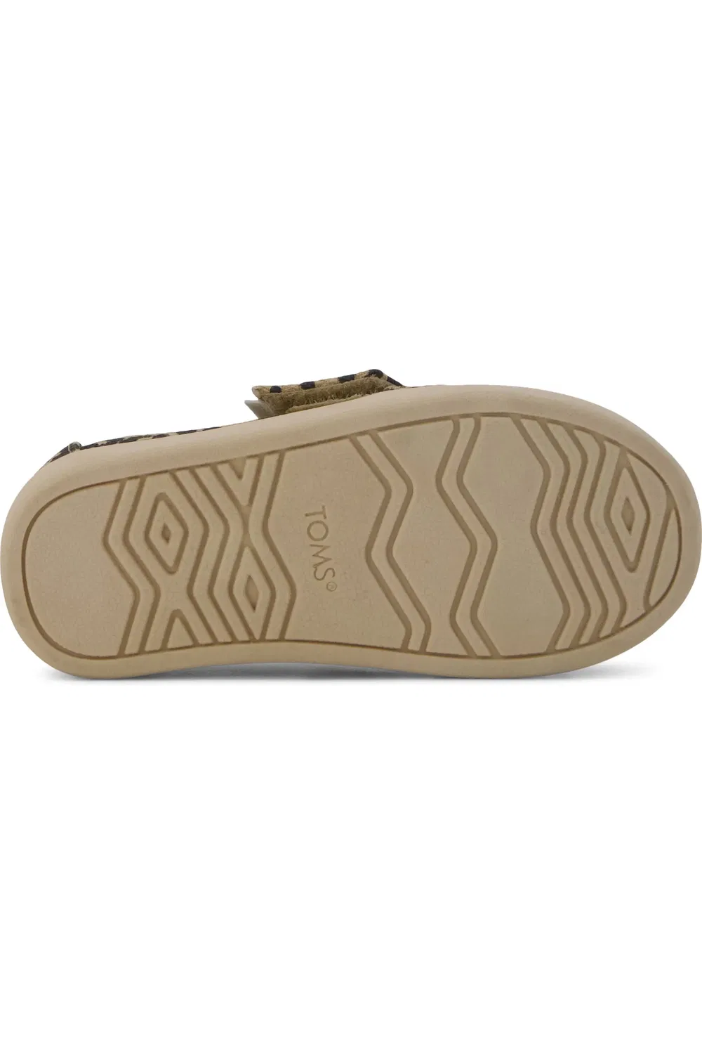 Кеды детские slip-on на липучке Alpargata TOMS, бежевый — фото 4